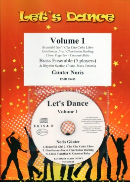 Let's Dance Volume 1, Brass Ensemble, Piano, Bass, Drums and CD