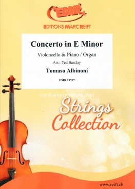 Concerto In E Minor, Cello and Piano or Organ