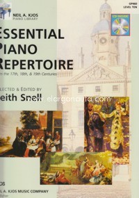 Essential Piano Repertoire, from the 17th, 18th, & 19th Centuries, level 10 +CD. 9780849763601