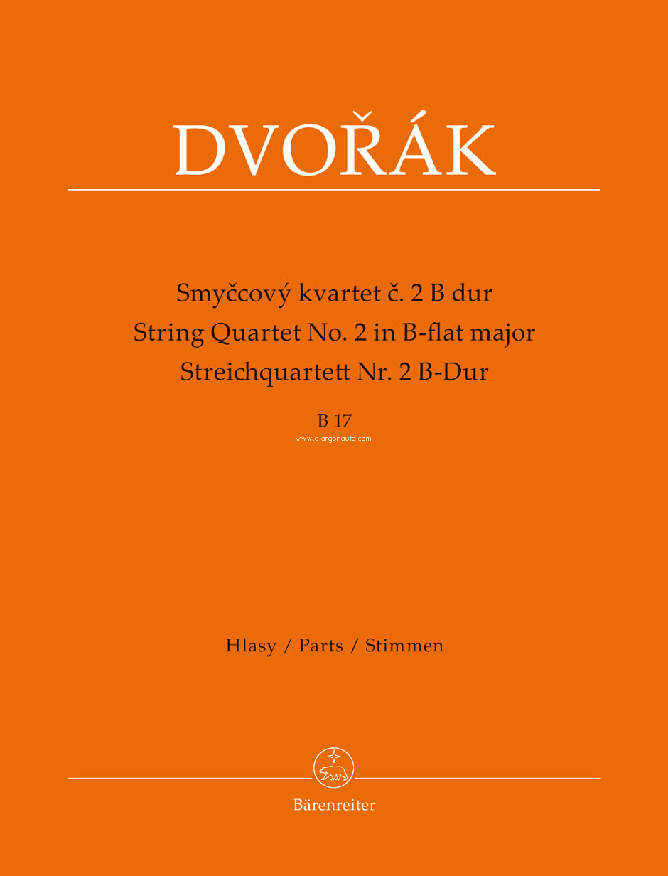 String Quartet No. 2 In B-flat B 17