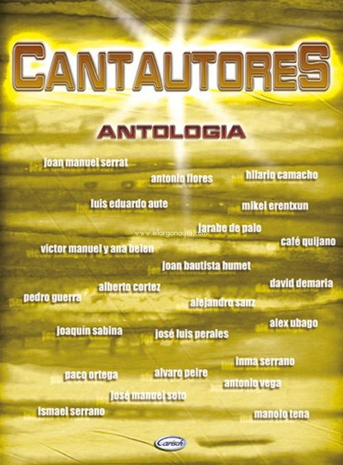 Cantautores. Antología (piano, voz, guitarra). 9788850708697