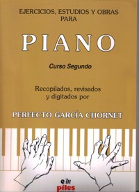 Ejercicios, estudios y obras para piano. Curso 2º (LOGSE). 9788415928508