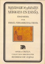 Manuscritos y fuentes musicales en España. Edad Media. 9788438100295