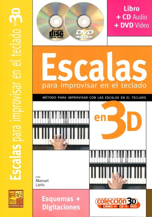 Escalas para improvisar en el teclado 3D