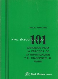 101 ejercicios para la práctica de la repentización y el transporte al piano