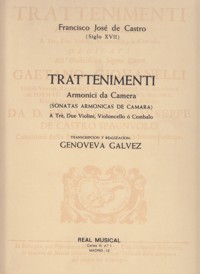 Trattenimenti Armonici da Camera (Sonatas armónicas de cámara) a 2 y 3 violines, violoncello o cembalo. 36104