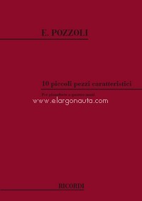 10 Piccoli Pezzi Caratteristici, Piano, 4 Hands
