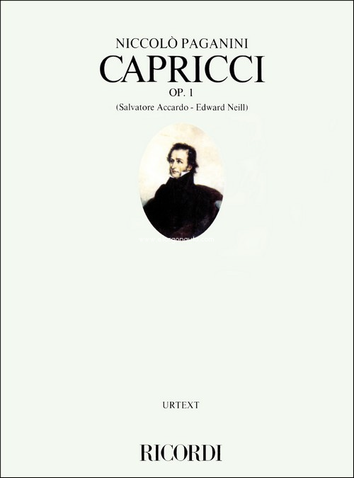 24 Capricci Opus 1, Violin