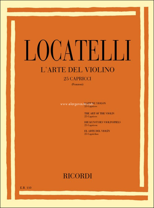 L'Arte Del Violino: 25 Capricci