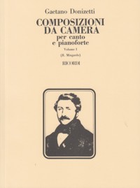 Composizioni da camera, vol. I, per canto e pianoforte. 9790041303307