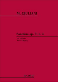 Sonatina Op. 71 N. 3, Guitar or Lute