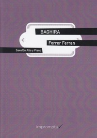 Baghira, sonatina para saxofón alto y piano. 9790801285034