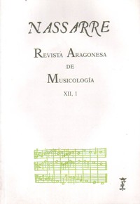 Nassarre 12-1. Revista Aragonesa de Musicología. 12-1