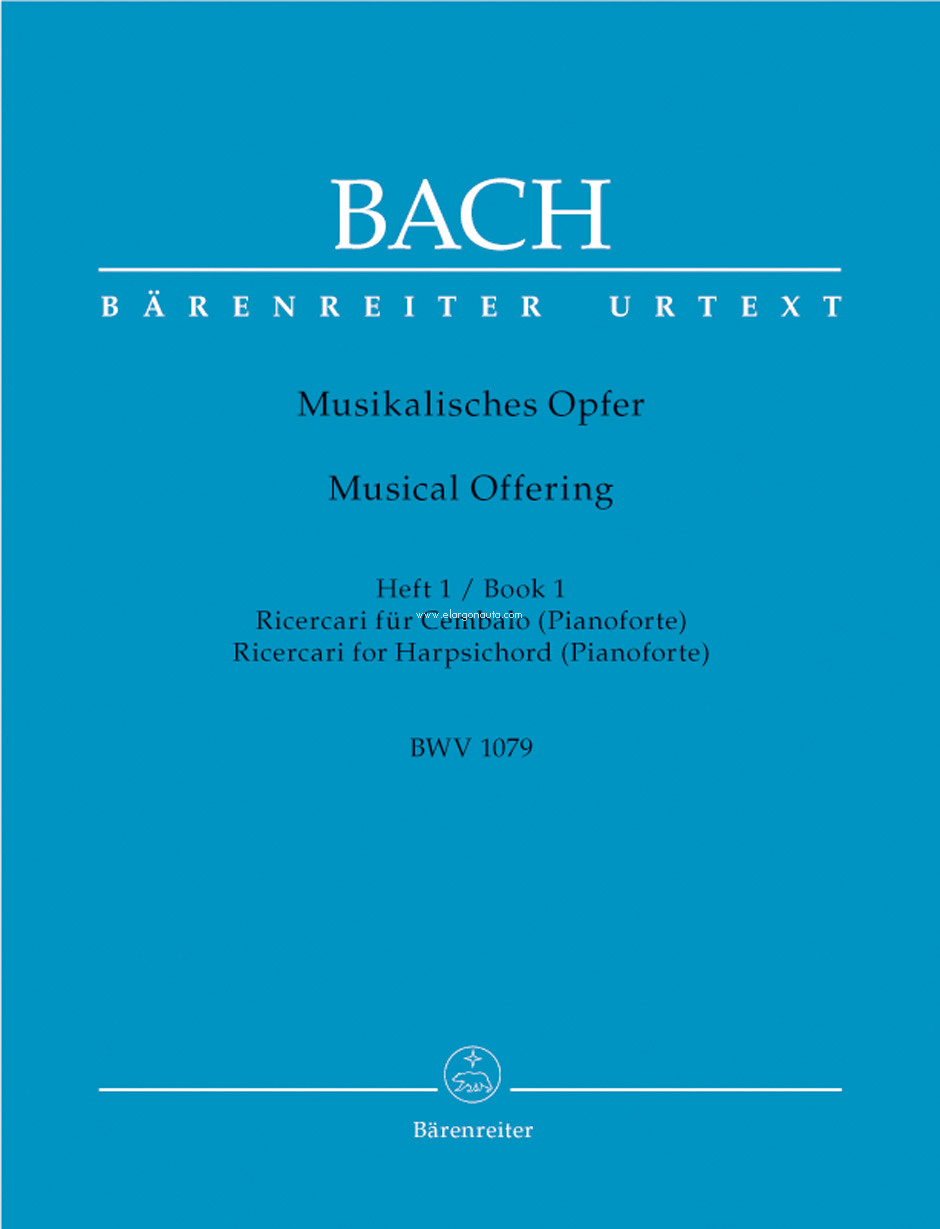 Musical Offering, BWV 1079, vol. I: Ricercari for harpsichord (pianoforte)