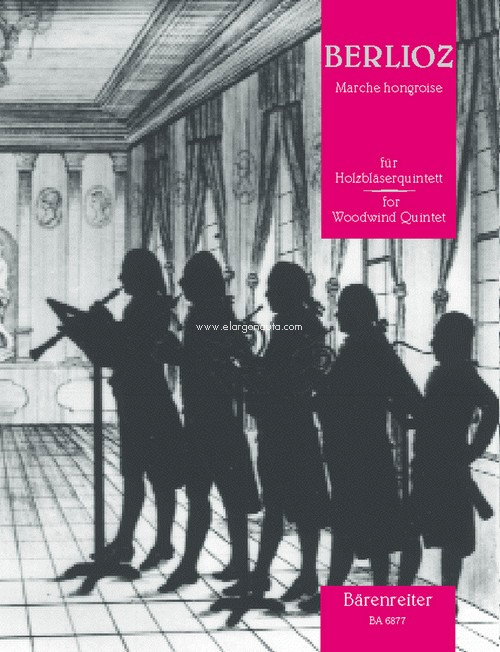 Marche hongroise (Rakozy-Marsch): Soldaten-Marsch aus 'Fausts Verdammnis'. Bearbeitung für Bläserquintett, Flute, Oboe, Clarinet, Horn and Bassoon. 9790006503629