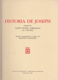 Historia de Joseph, Oratori