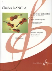 7 Solos de concertos: 1er Solo, en Si Mineur, Opus 77 nº 1, pour Violon et Piano