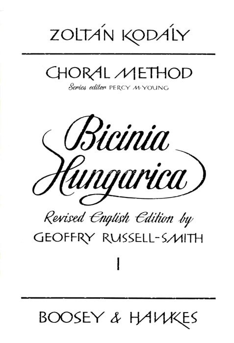 Bicinia Hungarica Volume 1, Children's Choir