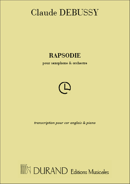 Rhapsodie, pour saxophone et orchestre - transcription pour cor anglais et piano. 9790044013838