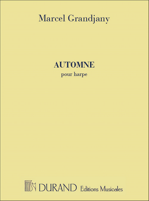 Automne Piece Pour Harpe, Harp, Harp