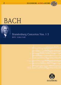 Brandenburg Concertos Nos. 1-3, BWV 1046-1048, Study Score + CD. 9783795765026