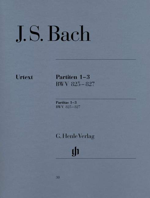 Partitas 1-3, BWV 825-827, Piano. 9790201800301