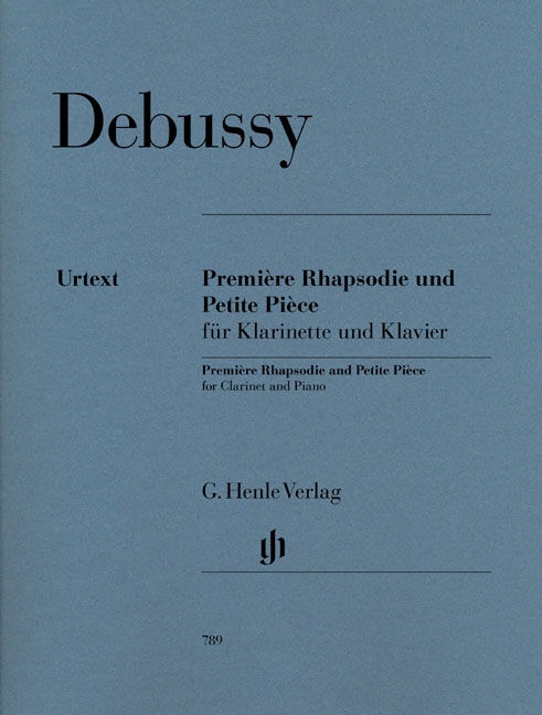 Première Rhapsodie und Petite Pièce, für Klarinette und Klavier. 9790201807898