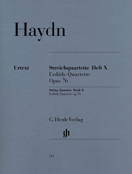 Streichquartette Heft X: Erdödy-Quartette, Opus 76. 9790201802145
