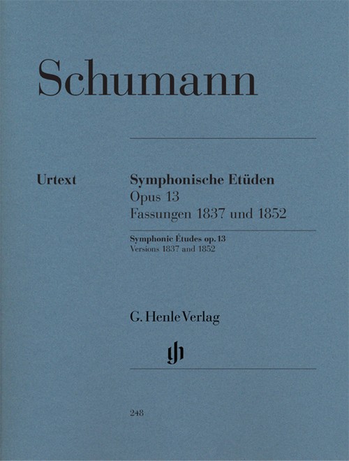 Symphonic Etudes op. 13, Versions 1837 and 1852. Urtext. 9790201802480