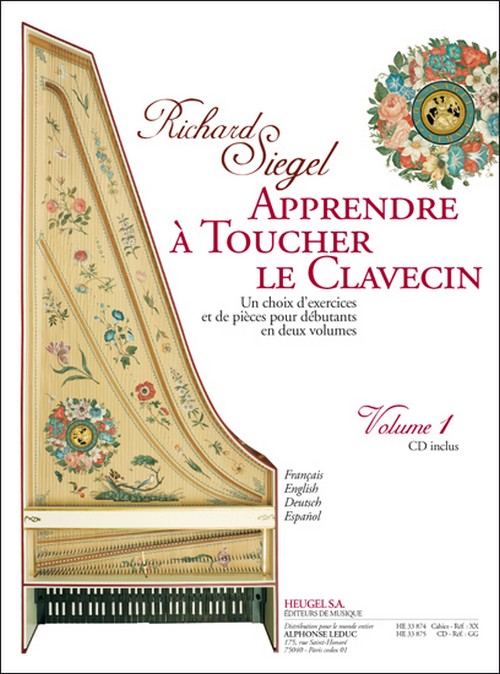 Apprendre à toucher le clavecin, vol. 1 = Aprende a tocar el clavecín, vol. 1