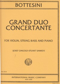 Gran Duo Concertante, for Violin and String Bass. Piano Reduction