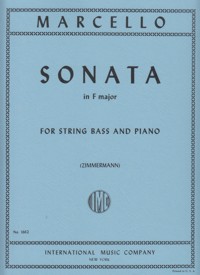 Sonata F Major, for String Bass and Piano. 9790220412875