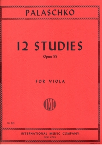 12 Studies, op. 55, Viola