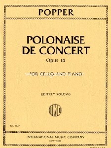 Polonaise de Concert op. 14, for Cello and Piano