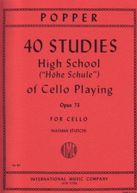 40 Studies: High School of Cello Playing, op. 73. 9790220406669