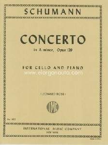 Concerto A Minor Op. 129, for Cello and Piano