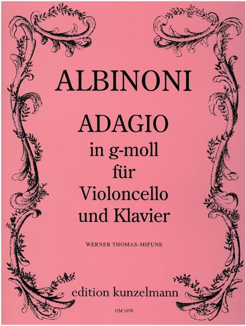 Adagio in g-moll für Violoncello und Klavier