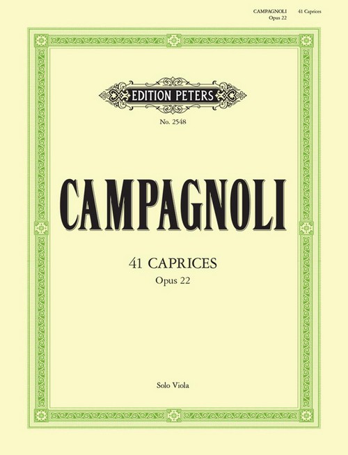 41 Caprices for Viola, Op. 22