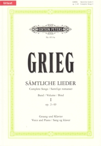 Complete Songs, Vol. 1 = Sämtliche Lieder, Band 1. 9790014105716