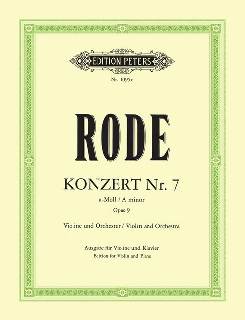 Concert No. 7, A Major, Viola and Piano