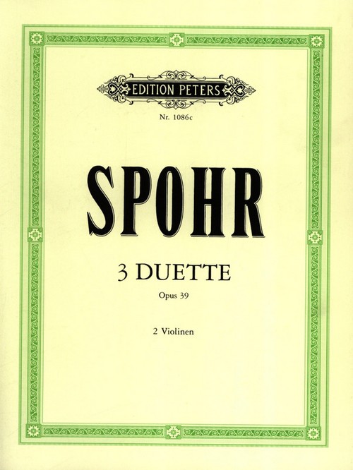 3 Duette Op. 39, 2 Violins