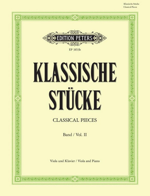 Klassische Stücke 2, Viola and Piano. 9790577080772