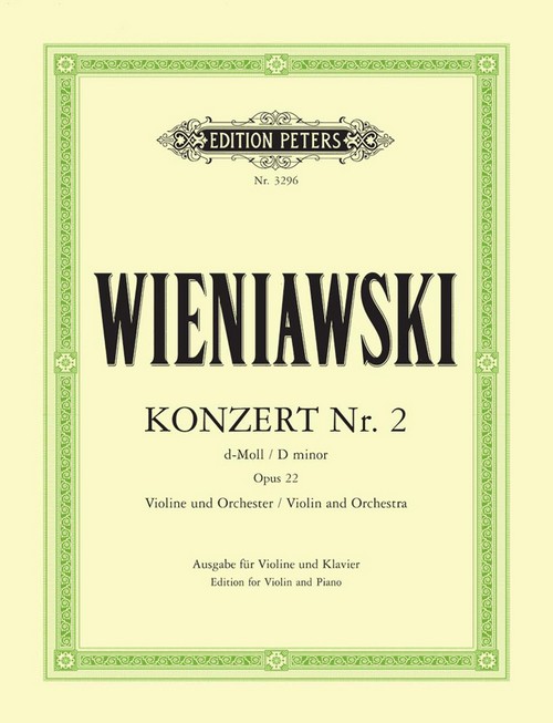 Concerto No.2 in D minor Op.22, Violin and Piano