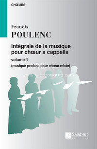 Intégrale de la musique Volume 1, SATB a Cappella. 9790048004023