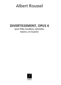 Divertissement Op.6: pour quintette à vents & piano, Wind ensemble and Piano