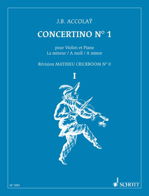 Concertino No. 1 pour violin et piano, en La mineur