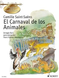 El Carnaval de los Animales. Gran fantasía zoológica. Piano fácil. 9783795759247