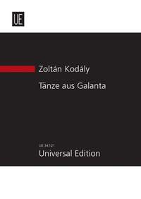 Tänze aus Galanta = Dances of Galanta, Study Score