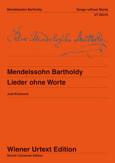 Lieder ohne Worte = Songs Without Words, Piano