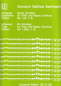 Six Sonates for Flute and Basso Continuo, Vol. I (Nos. 1-3). 9790008059780